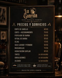 precios y servicios